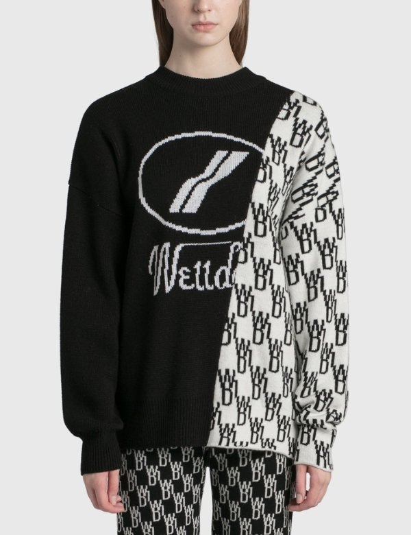 WD1 Graphic Mix Logo Sweater