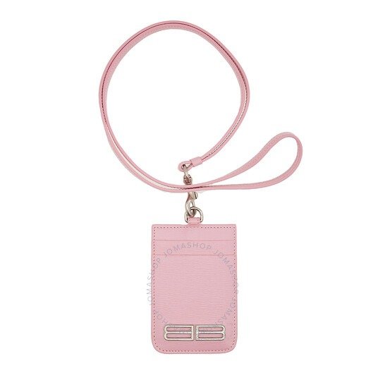 Candy Pink Gossip Card Holder With Strap
