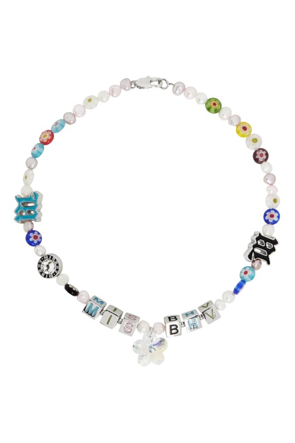 Multicolor 'La Beaded Choker' Necklace