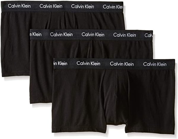 Calvin Klein 男士四角内裤三件套特卖