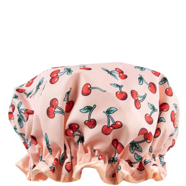 樱桃印花浴帽