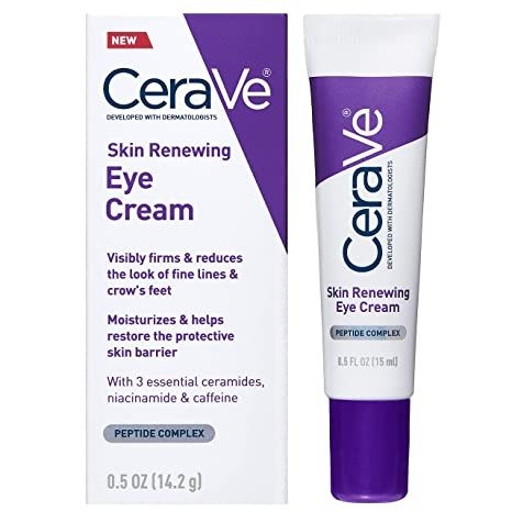 CeraVe 修复眼霜热卖 含咖啡因、多肽、透明质酸