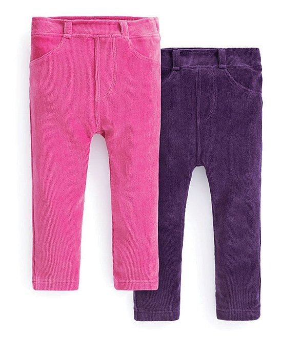 Pink & Purple Jeggings - Infant, Toddler & Girls