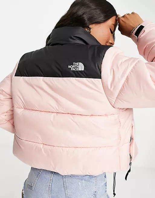 Cropped Saikuru jacket in pink Exclusive at ASOS