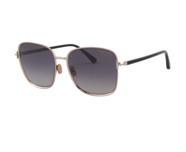 Tom Ford Women's Fern 57mm Polarized Sunglasses / Gilt