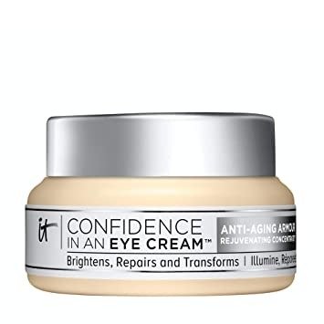 Confidence in an Eye Cream - Anti-Aging & Brightening Eye Cream for Dark Circles, Puffiness & Fine Lines - With Hyaluronic Acid & Collagen - 0.5 fl oz
