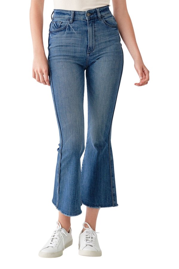 Rachel Cropped High Rise Jeans