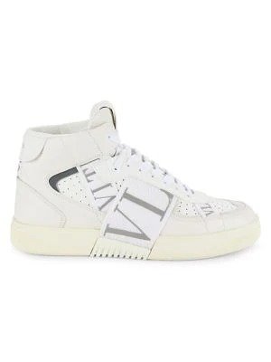 Logo High Top Court Sneakers
