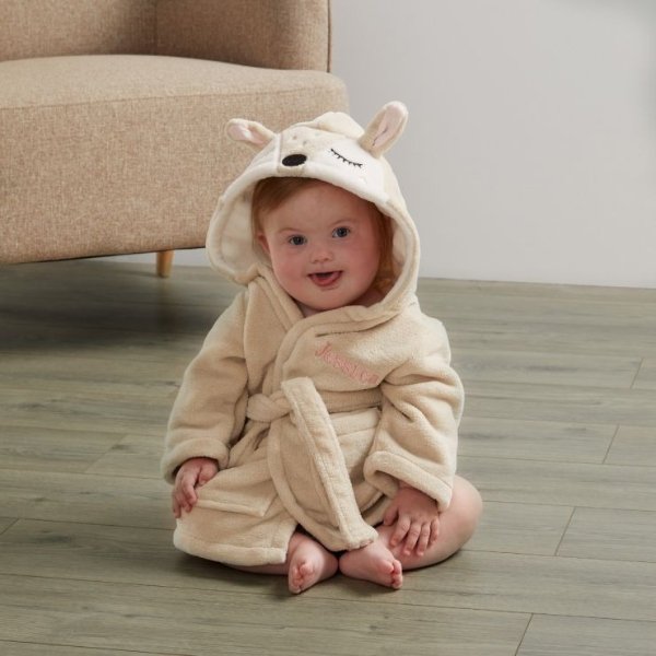 Personalized Fawn Robe