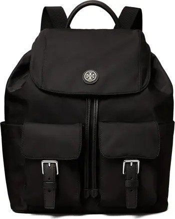 Flap Nylon Backpack