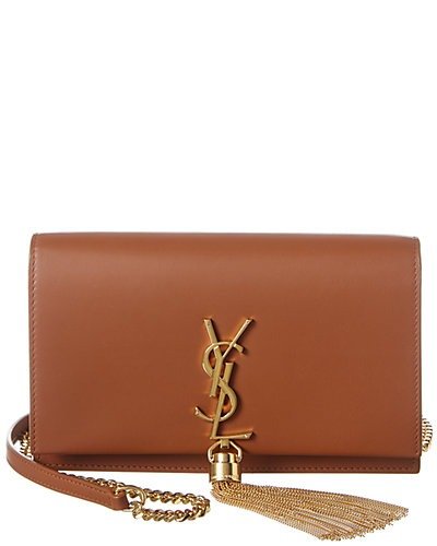 Kate Tassel Leather Wallet On Chain