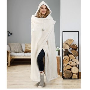 Zulily Hooded Throw on sale