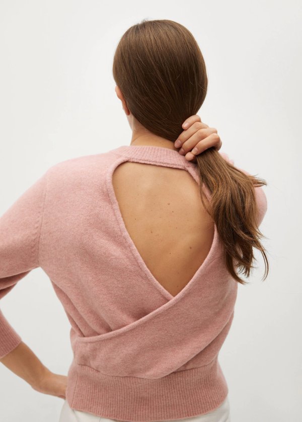 Crossed back sweater - Women | OUTLET USA