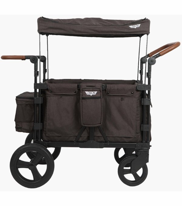 XC Luxury Comfort 2 Passenger Stroller Wagon - Charcoal Black