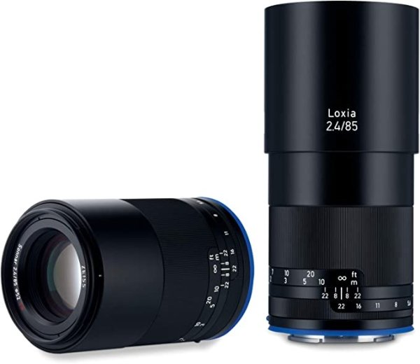 Loxia 2.4/85 Telephoto Camera Lens for Sony E-Mount Mirrorless Cameras, Black