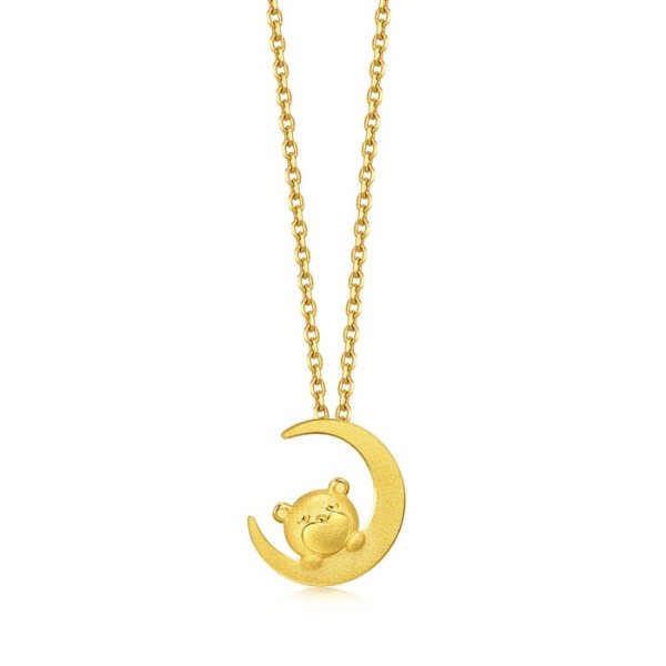 PetChat 999.9 Gold Bear Pendant | Chow Sang Sang Jewellery eShop