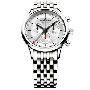 MAURICE LACROIX Les Classiques Chronographe Silver Dial Men's Stainless Steel Quartz Watch