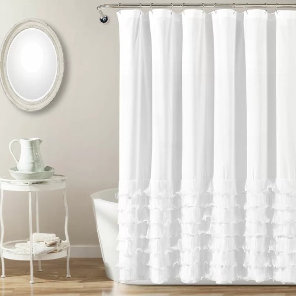 Lafleur Solid Color Single Shower CurtainLafleur Solid Color Single Shower CurtainProduct OverviewRatings & ReviewsCustomer PhotosQuestions & AnswersShipping & ReturnsMore to Explore