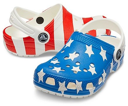 儿童经典国旗配色洞洞鞋