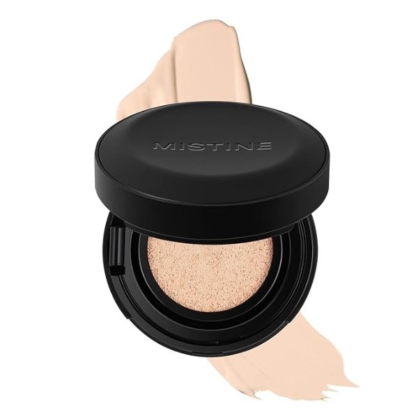 Magic Air Cushion Foundation Velvet Matte Finish Full Coverage Foundation Makeup for Oily Skin,24H Antioxidant Long-Lasting Waterproof Smudge Proof-Ivory