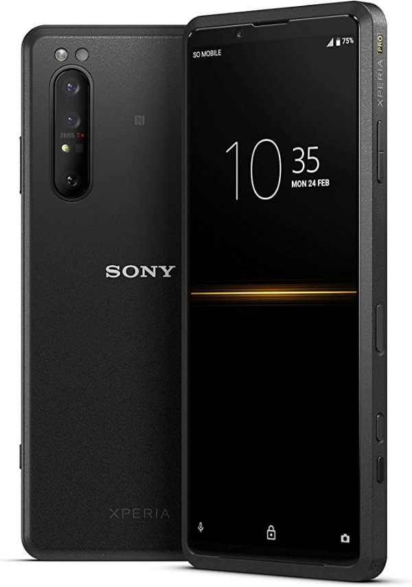 Xperia PRO 5G mmWave High Speed Transmission Device with HDMI Input, 6.5” 4K HDR OLED Monitor, 512GB, Unlocked [U.S. Official w/Warranty]