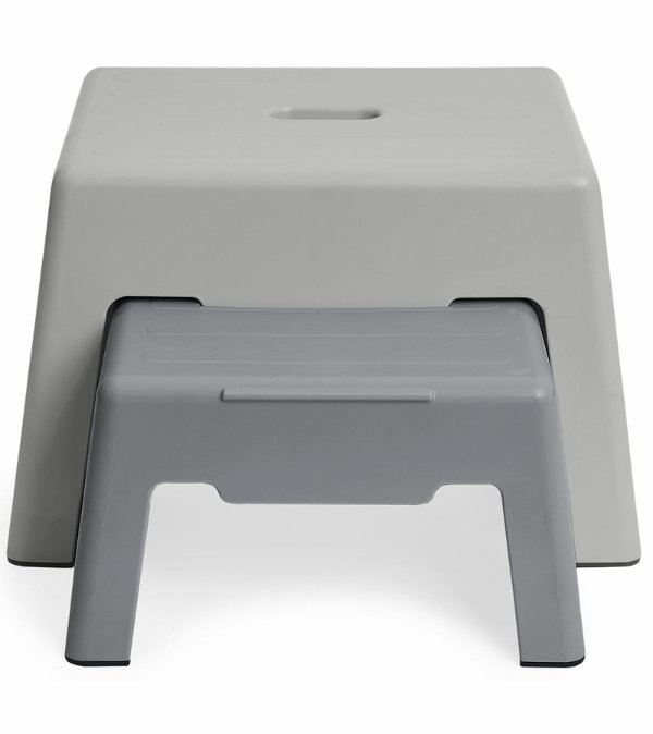 Double-Up Step Stool - Grey