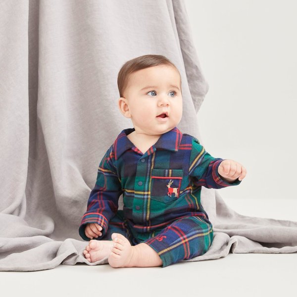 Festive Shirty Woven All In One 0-9 Months