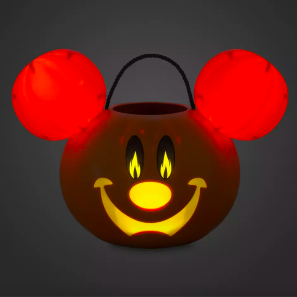 Mickey Mouse Halloween Pumpkin Light-Up Treat Bucket | shopDisney