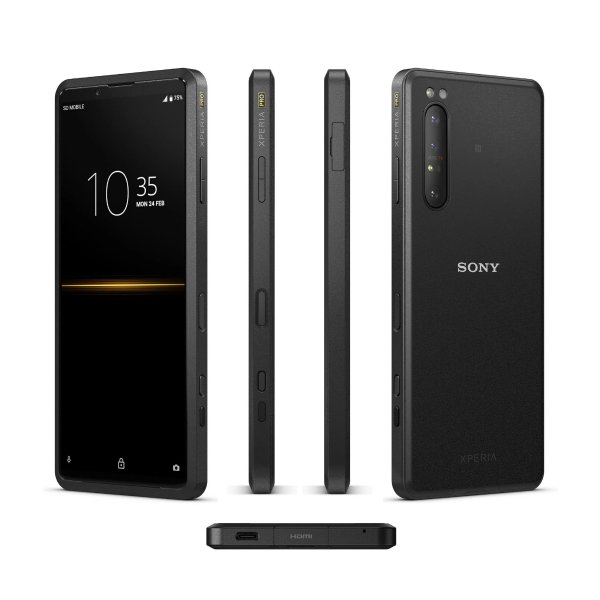 Xperia PRO Smartphone with 5G mmWave and 5G Sub-6 for High-Speed Data Transfer and HDMI Input
