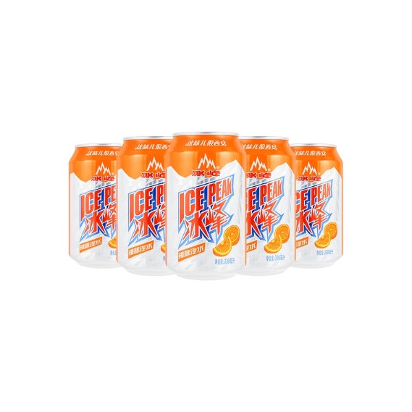 ICE PEAK Orange Soda - 6 Cans* 11.15fl oz