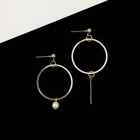 Buy HEDGY Asymmetric Drop Earrings | YesStyle