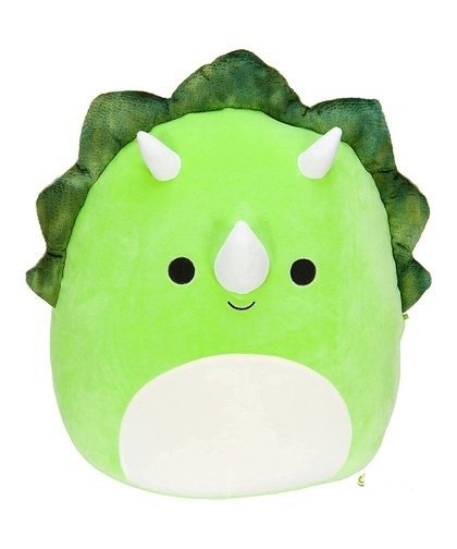 Green Tristan Triceratops Plush Toy