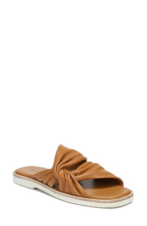 Marli Leather Slide Sandal