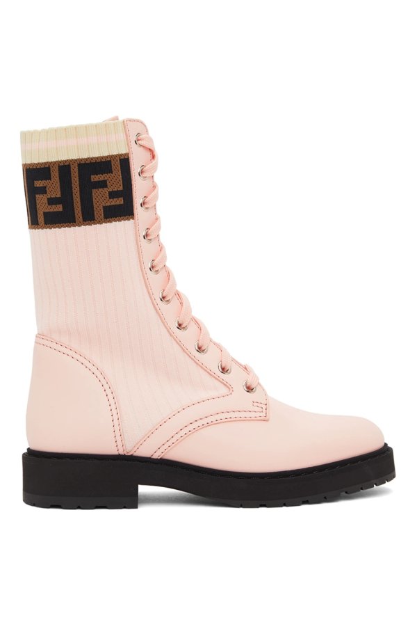 Pink 'Forever Fendi' Rockoko Boots