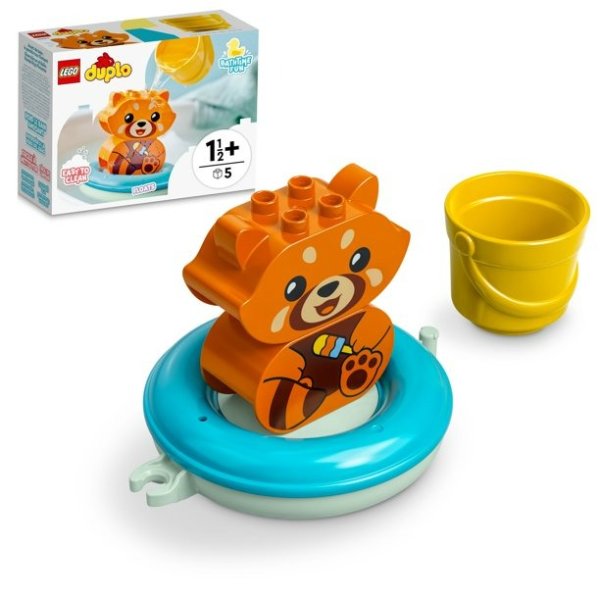 DUPLO My First Bath Time Fun: Floating Red Panda 10964 Building Toy for Preschool Kids Aged 18 Months and up (5 Pieces)DUPLO My First Bath Time Fun: Floating Red Panda 10964 Building Toy for Preschool Kids Aged 18 Months and up (5 Pieces)