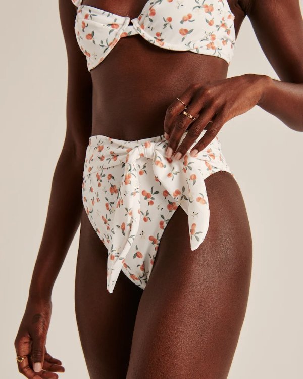 Women's High-Waist Cheeky Bikini Bottom | Women's Clearance | Abercrombie.com
