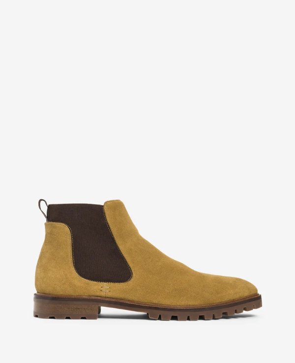 Tully Suede Lug Sole Chelsea Boot