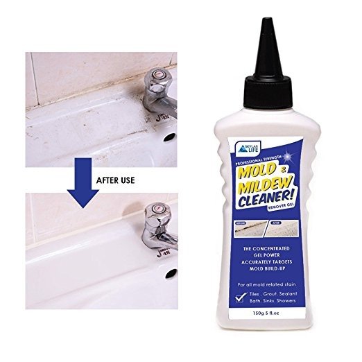 Home Mold & Mildew Remover Gel Stain Remover Cleaner Wall Mold Cleaner for Tiles Grout Sealant Bath Sinks Showers