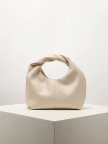 Minimalist Top Handle Hobo Bag