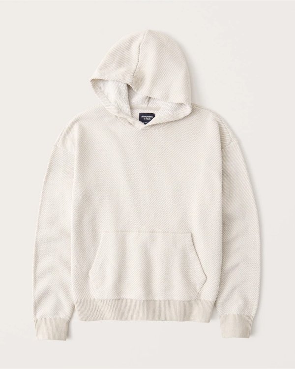 Men's Relaxed Popover Hooded Sweater | Men's Clearance | Abercrombie.com