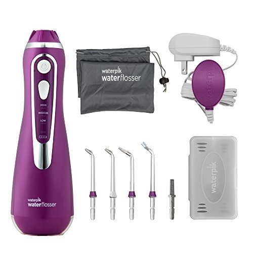 Cordless Water Flosser Rechargeable Portable Oral Irrigator For Travel And Home – Cordless Advanced, WP-565 Orchid (Purple)