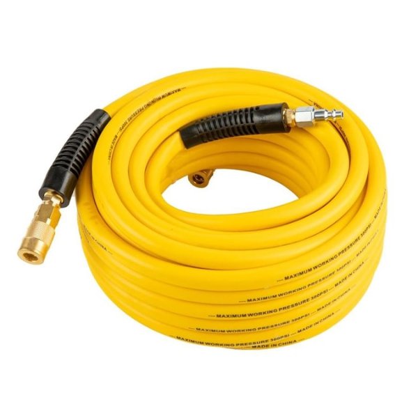 Poly Hybrid Air Hose with Fittings Attached