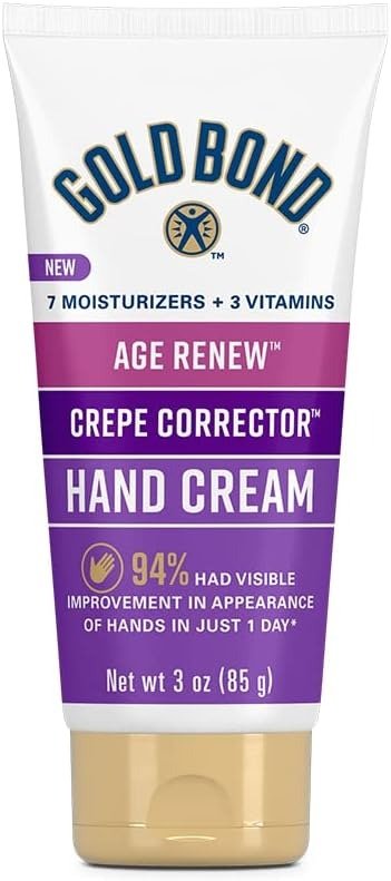 Age Renew Crepe Corrector Hand Cream, Replenishing & Smoothing Formula, 3 oz.