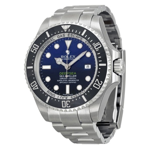 Deepsea Deep Blue Dial Stainless Steel Oyster Automatic Men's Watch 116660BLSO