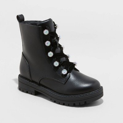 Girls' Zara Combat Boots - art class™ Black