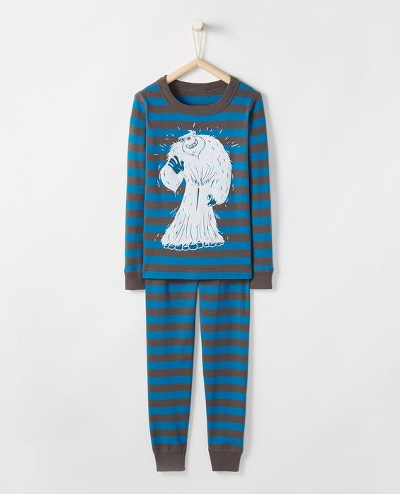 SMALLFOOT Long John Pajamas In Organic Cotton