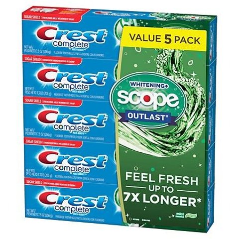 Crest牙膏 (7.3 oz., 5 pk.) - Sam s Club