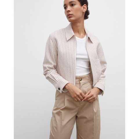 Club MonacoTexture Geo Crop Jacket
