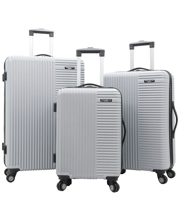  Travelers Club Basette 3-Pc. Hardside Luggage Set, Created for  Macy's 