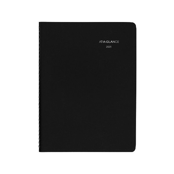 2021 AT-A-GLANCE 8" x 11" Appointment Book, DayMinder, Black (G520-00-21)